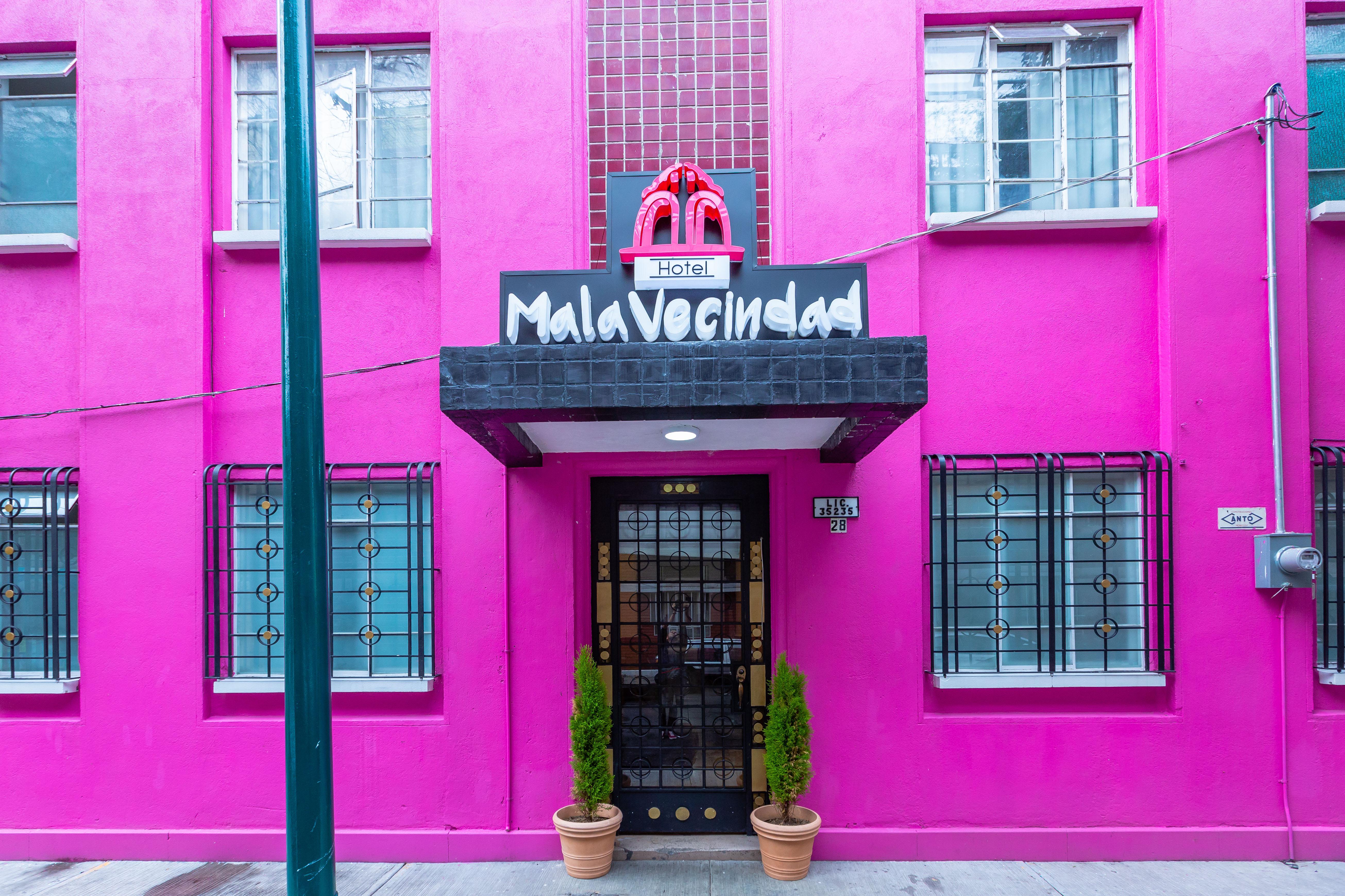 Mala Vecindad Beer Hotel Mexikóváros Kültér fotó