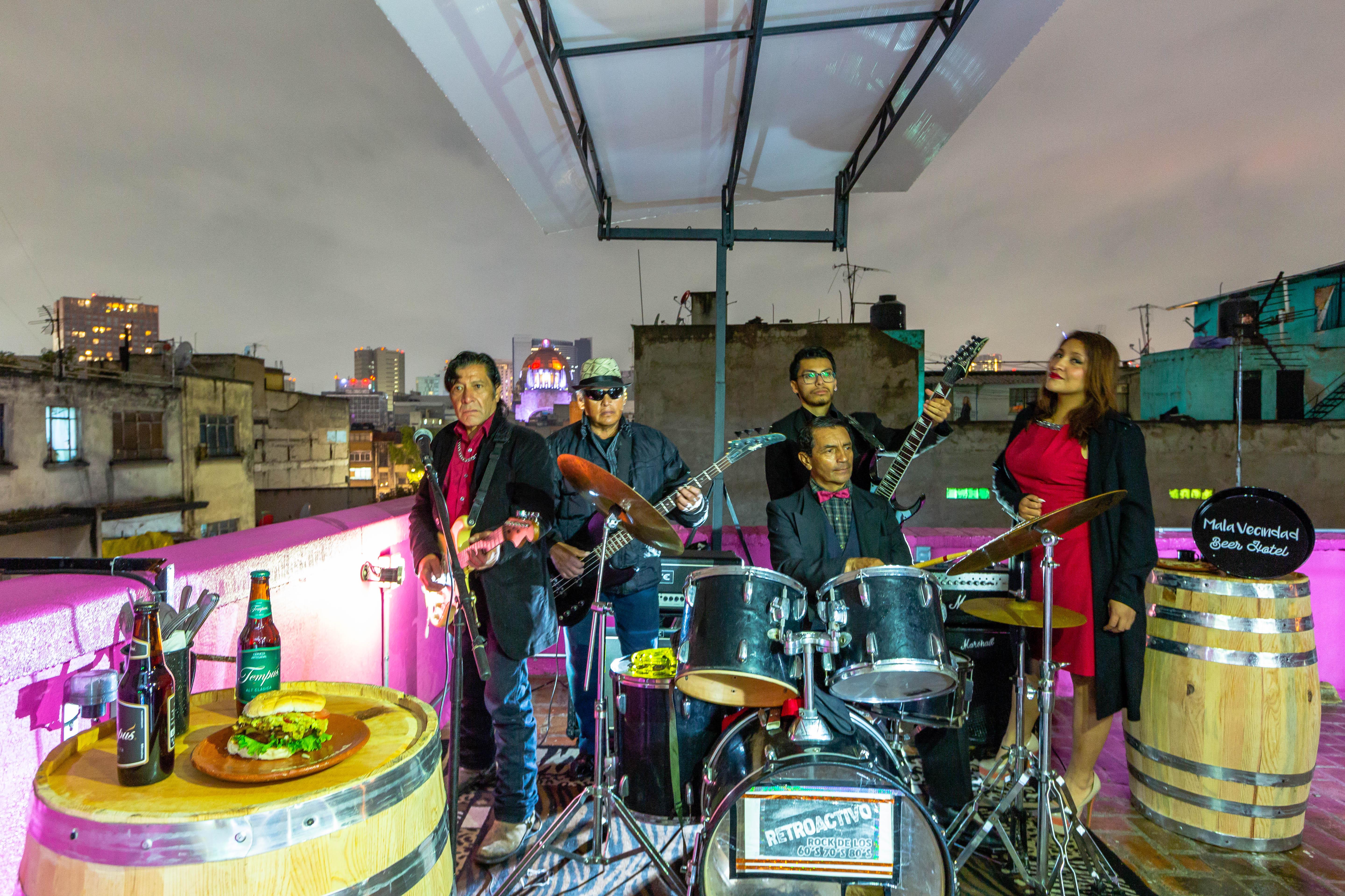 Mala Vecindad Beer Hotel Mexikóváros Kültér fotó