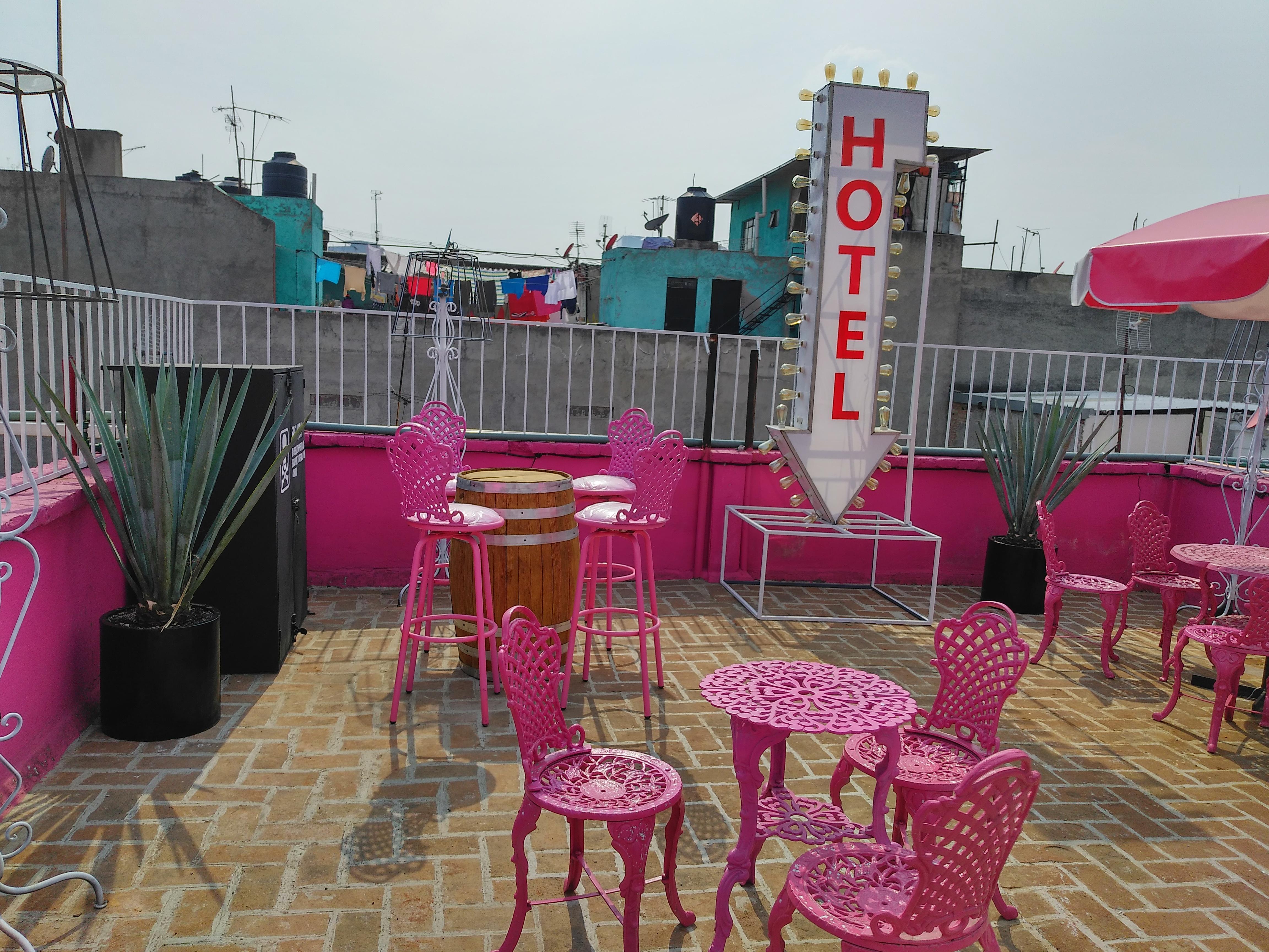 Mala Vecindad Beer Hotel Mexikóváros Kültér fotó
